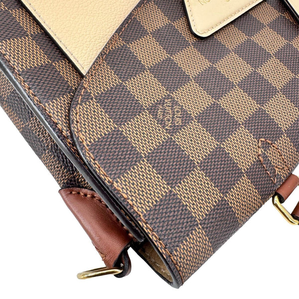 LOUIS VUITTON Beaumarchais Damier Ebene Shoulder Bag Brown