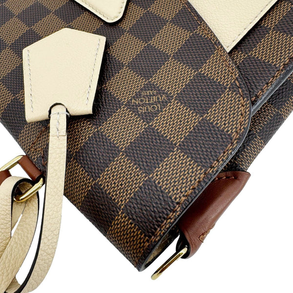LOUIS VUITTON Beaumarchais Damier Ebene Shoulder Bag Brown