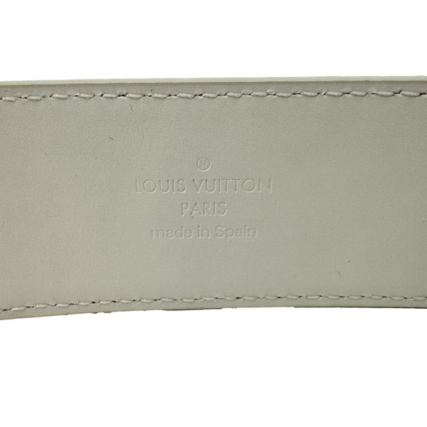 LOUIS VUITTON LV Initiales Reversible Monogram PVC Belt Iridescent Prism Size 110/44