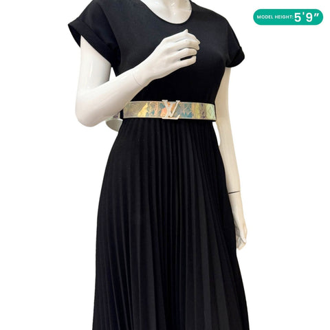 LOUIS VUITTON LV Initiales Reversible Monogram PVC Belt Iridescent Prism Size 110/44