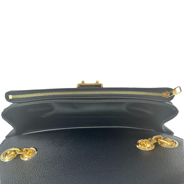 LOUIS VUITTON Marceau Monogram Empreinte Leather Shoulder Bag Black