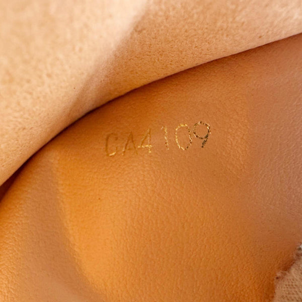 LOUIS VUITTON Vavin Chain Wallet Damier Ebene Crossbody Bag Cream Beige