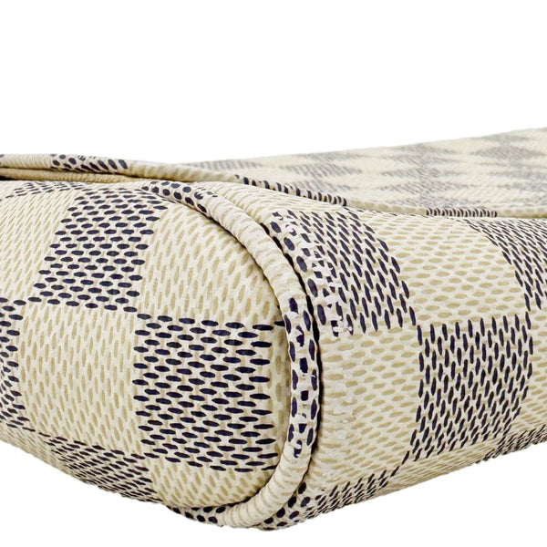 LOUIS VUITTON Favorite MM Damier Azur Crossbody Bag White