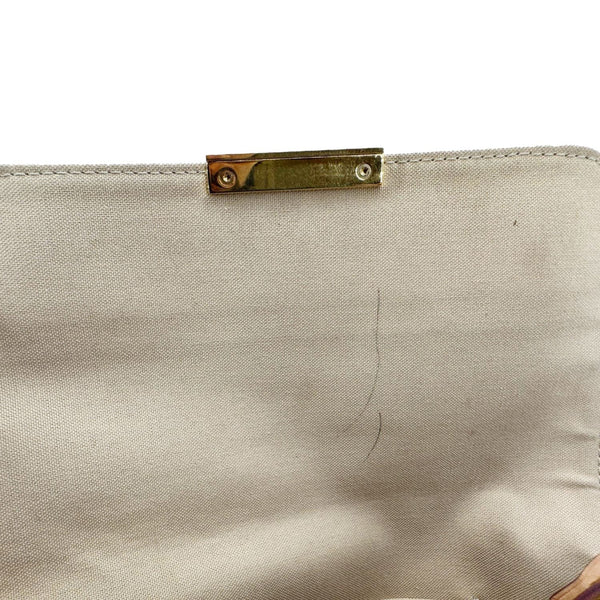 LOUIS VUITTON Favorite MM Damier Azur Crossbody Bag White