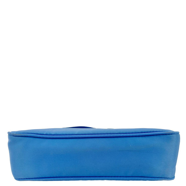 PRADA Re-Edition 2000 Nylon Hobo Bag Blue