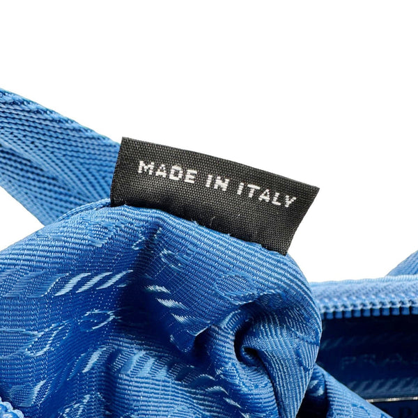 PRADA Re-Edition 2000 Nylon Hobo Bag Blue