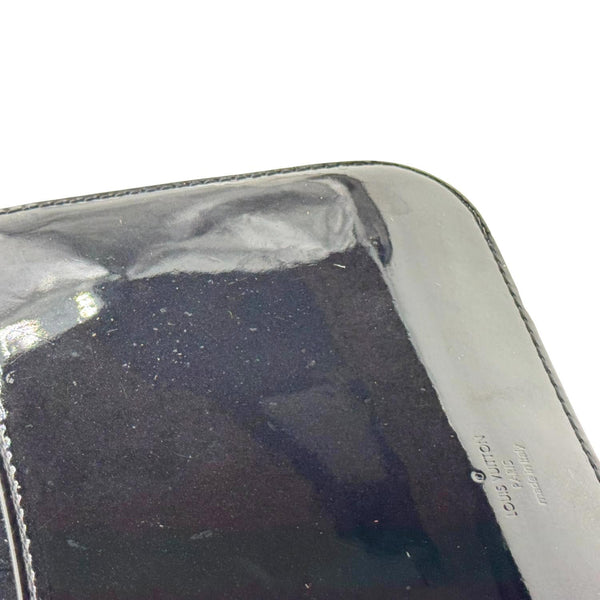 LOUIS VUITTON Cherrywood BB Vernis Leather Crossbody Bag Black