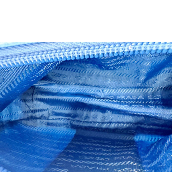 PRADA Re-Edition 2000 Nylon Hobo Bag Blue