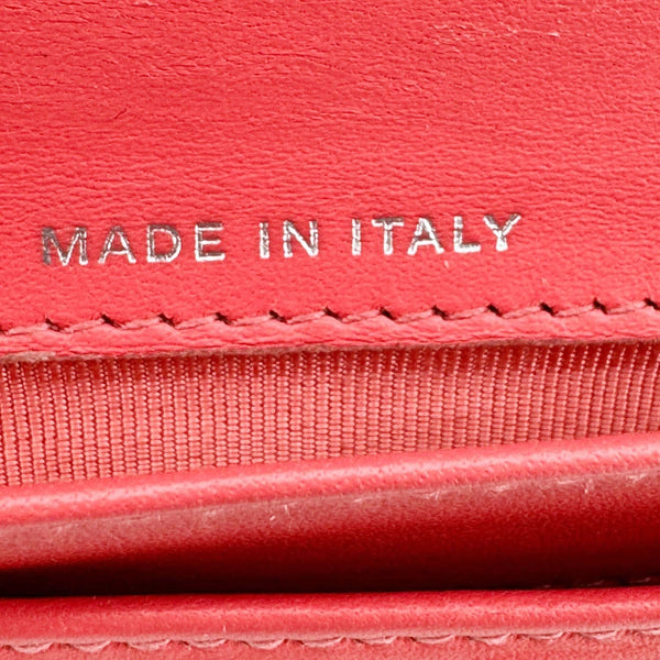 CHANEL Quilted Patent Leather Long Wallet Pink