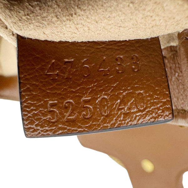 GUCCI GG Marmont Super Mini Matelasse Leather Crossbody Bag Brown 476433