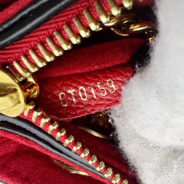 LOUIS VUITTON Surene BB Monogram Canvas Shoulder Bag Cherry