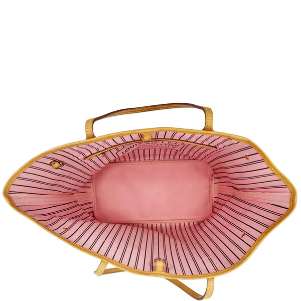 LOUIS VUITTON Neverfull MM Jungle Dots Monogram Canvas Brown Tote Brown