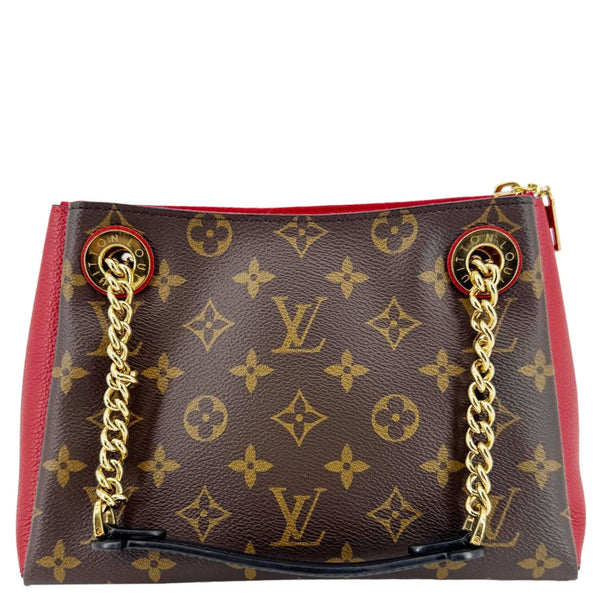 LOUIS VUITTON Surene BB Monogram Canvas Shoulder Bag Cherry