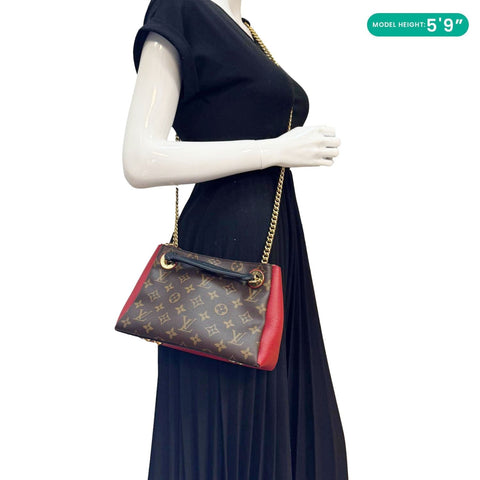 Louis Vuitton Surene BB Monogram Shoulder Bag Cherry - Model Carrying