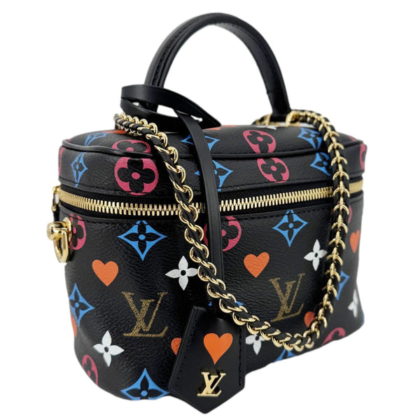 LOUIS VUITTON Game On Vanity PM Monogram Canvas Shoulder Bag Black