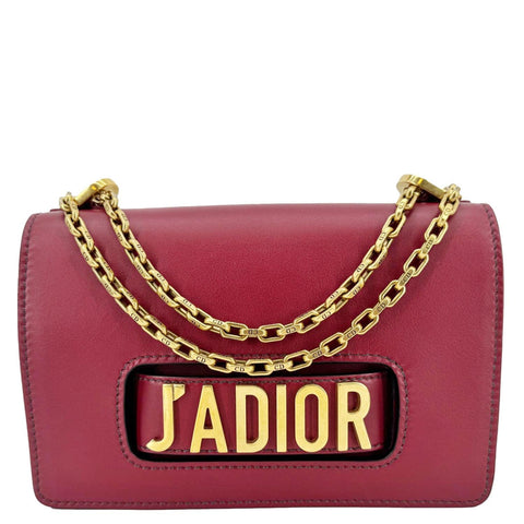 CHRISTIAN DIOR J
Adior Flap Medium Leather Chain Shoulder Bag Red