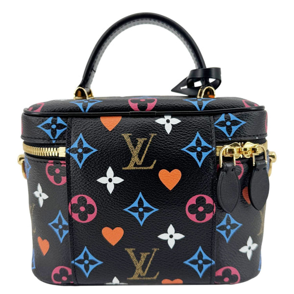 LOUIS VUITTON Game On Vanity PM Monogram Canvas Shoulder Bag Black