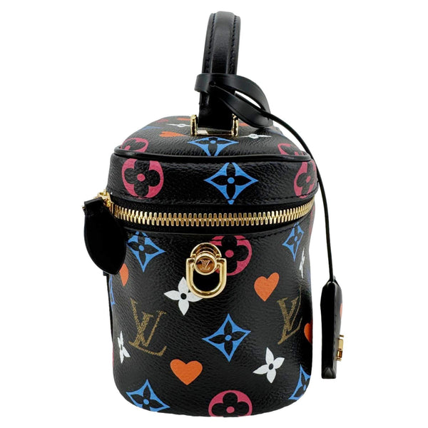 LOUIS VUITTON Game On Vanity PM Monogram Canvas Shoulder Bag Black