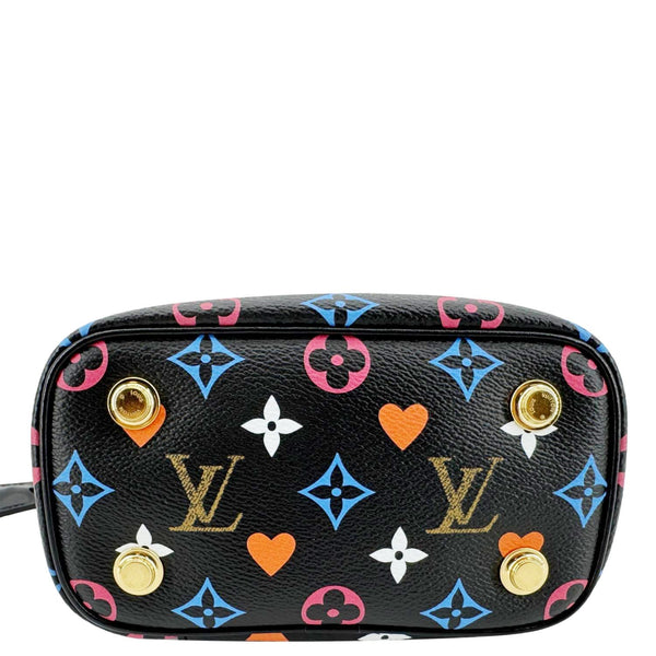 LOUIS VUITTON Game On Vanity PM Monogram Canvas Shoulder Bag Black