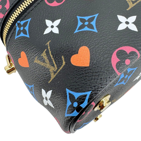 LOUIS VUITTON Game On Vanity PM Monogram Canvas Shoulder Bag Black