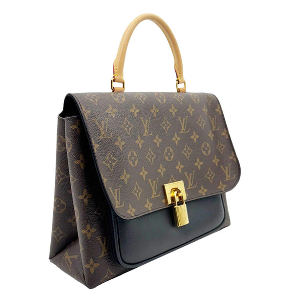 LOUIS VUITTON Marignan Monogram Canvas Shoulder Bag Brown