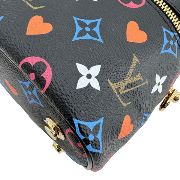 LOUIS VUITTON Game On Vanity PM Monogram Canvas Shoulder Bag Black