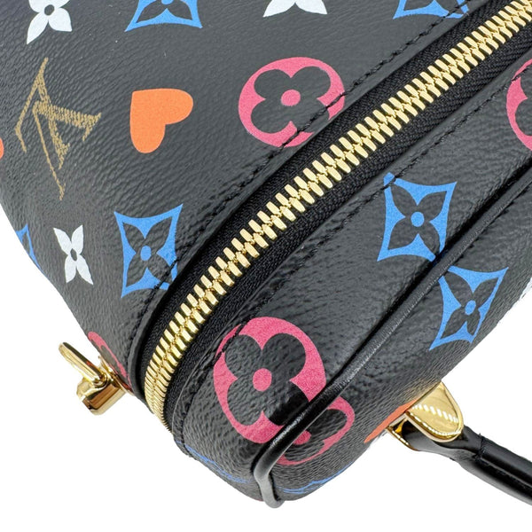 LOUIS VUITTON Game On Vanity PM Monogram Canvas Shoulder Bag Black