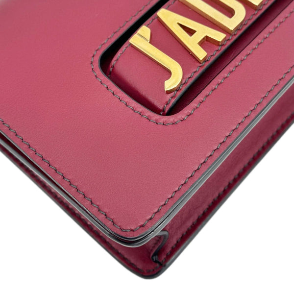 CHRISTIAN DIOR J'Adior Flap Medium Leather Chain Shoulder Bag Red