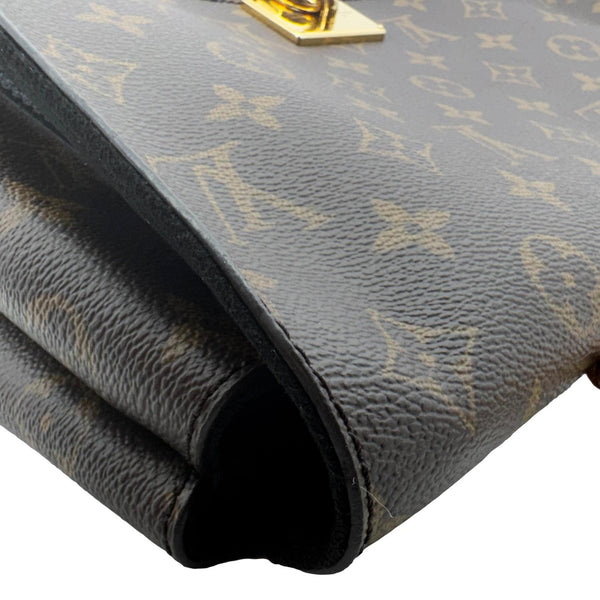 LOUIS VUITTON Marignan Monogram Canvas Shoulder Bag Brown