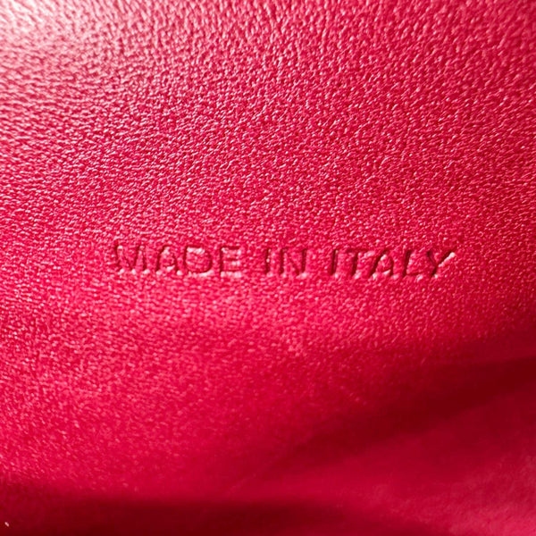 CHRISTIAN DIOR J'Adior Flap Medium Leather Chain Shoulder Bag Red