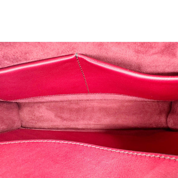 CHRISTIAN DIOR J'Adior Flap Medium Leather Chain Shoulder Bag Red