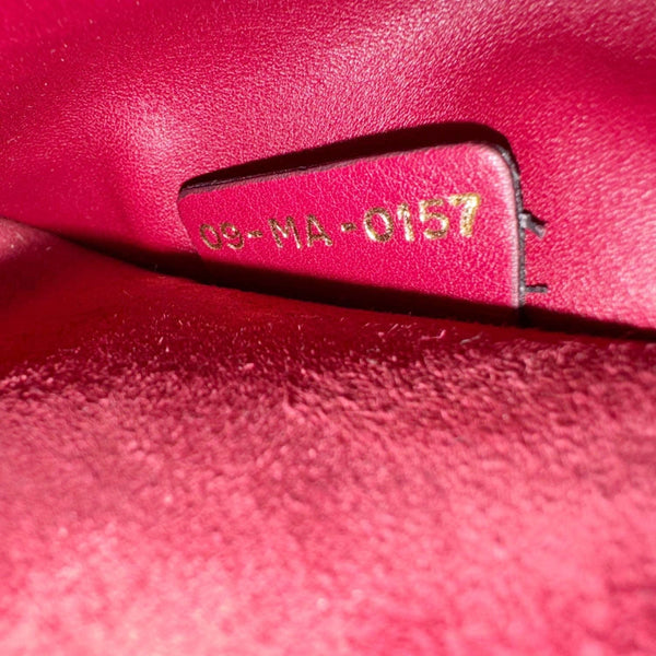 CHRISTIAN DIOR J'Adior Flap Medium Leather Chain Shoulder Bag Red