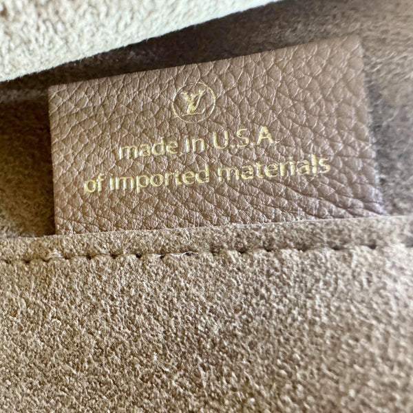 LOUIS VUITTON Marignan Monogram Canvas Shoulder Bag Brown