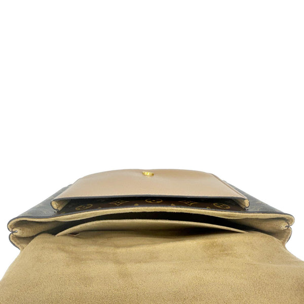 LOUIS VUITTON Marignan Monogram Canvas Shoulder Bag Brown
