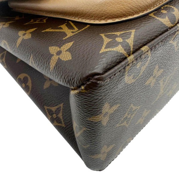 LOUIS VUITTON Marignan Monogram Canvas Shoulder Bag Brown