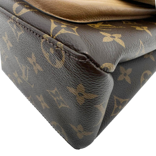 LOUIS VUITTON Marignan Monogram Canvas Shoulder Bag Brown