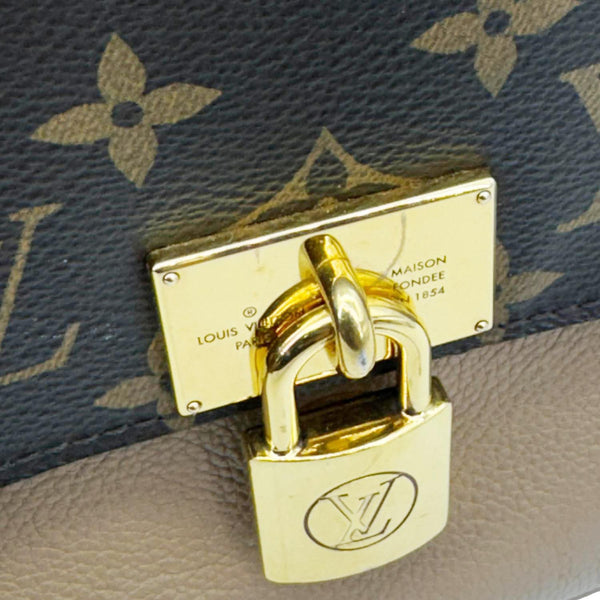 LOUIS VUITTON Marignan Monogram Canvas Shoulder Bag Brown