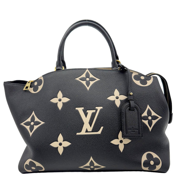 LOUIS VUITTON Petit Palais Embossed Leather Shoulder Bag Bicolor