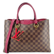 LOUIS VUITTON LV Riverside Damier Ebene Tote Bag Brown