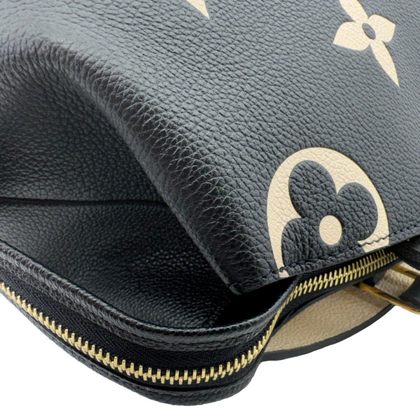 LOUIS VUITTON Petit Palais Embossed Leather Shoulder Bag Bicolor