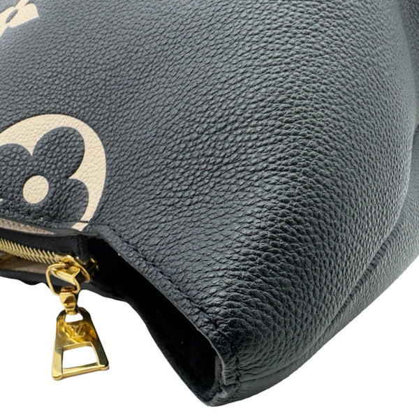 LOUIS VUITTON Petit Palais Embossed Leather Shoulder Bag Bicolor