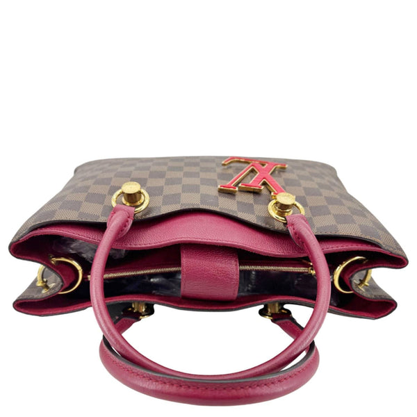 LOUIS VUITTON LV Riverside Damier Ebene Tote Bag Brown