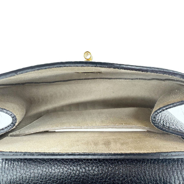 CHLOE Drew Mini Grained Leather Crossbody Bag Black