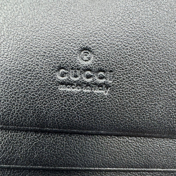 GUCCI Marmont GG Matelasse Leather Card Case Wallet Black 466492