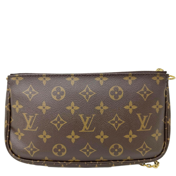 LOUIS VUITTON Multi Pochette Accessoires Monogram Canvas Crossbody Bag Brown