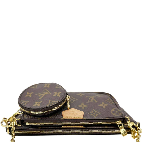LOUIS VUITTON Multi Pochette Accessoires Monogram Canvas Crossbody Bag Brown