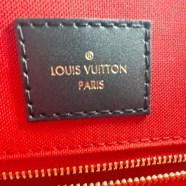 LOUIS VUITTON Onthego MM Giant Monogram Canvas Tote Shoulder Bag Brown