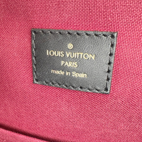 LOUIS VUITTON Montsouris NM PM Monogram Canvas Backpack Black