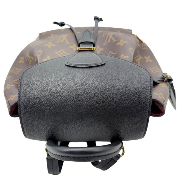 LOUIS VUITTON Montsouris NM PM Monogram Canvas Backpack Black