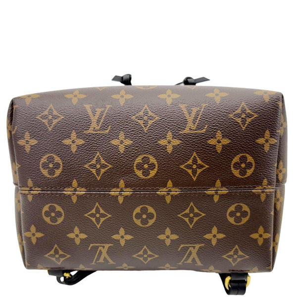 LOUIS VUITTON Montsouris NM PM Monogram Canvas Backpack Black